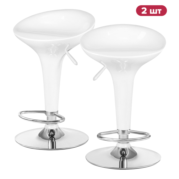 Комплект барных стульев Ergozen Tulip 2 шт белый